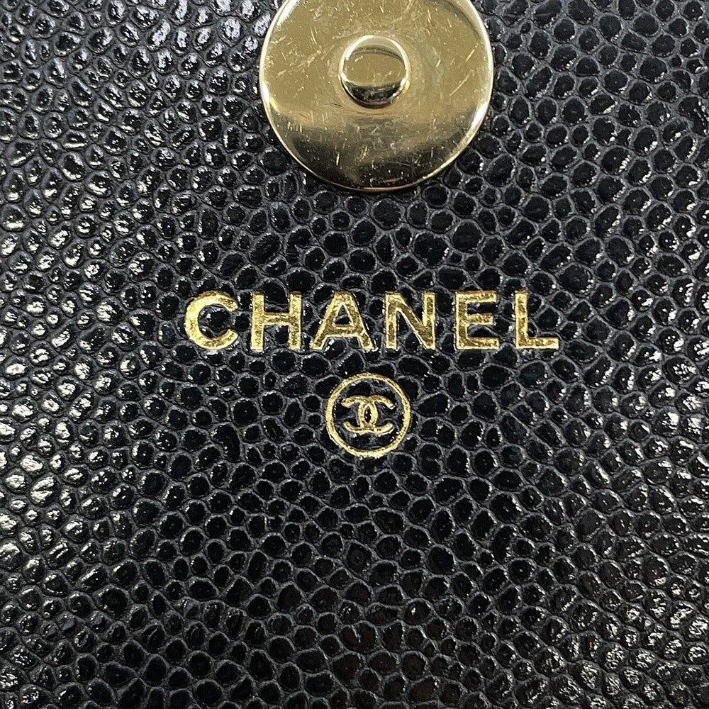CHANEL Business Affinity Chain Wallet BlackAP2914-B05052-94305 Caviar Leather