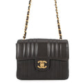 CHANEL Mademoiselle ChainShoulder Black Lambskin Size Mini