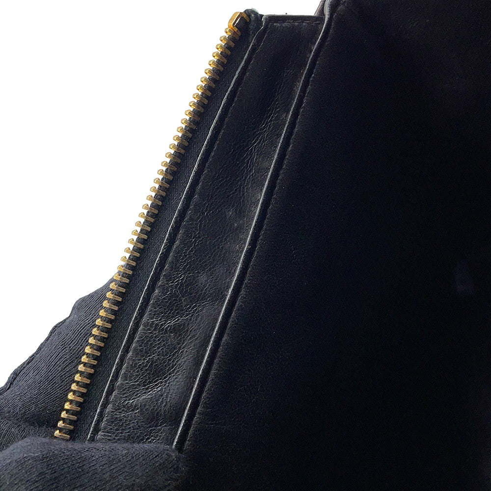 CHANEL Matelasse Backpack Black Lambskin