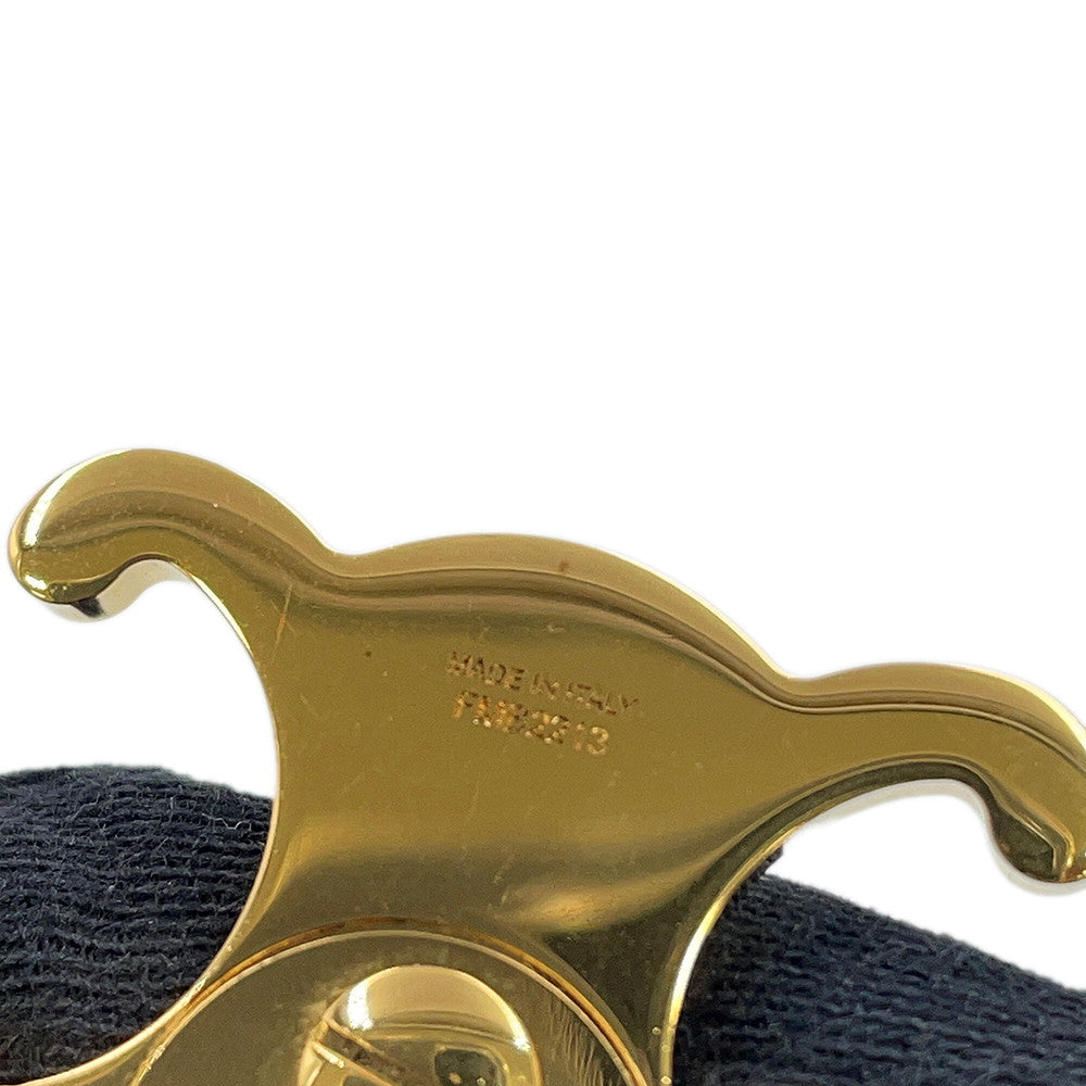 CELINE Triomphe Snap Hair Clips (Set of 2) Gold46Z656BSL.35OR Gold Plated Steel