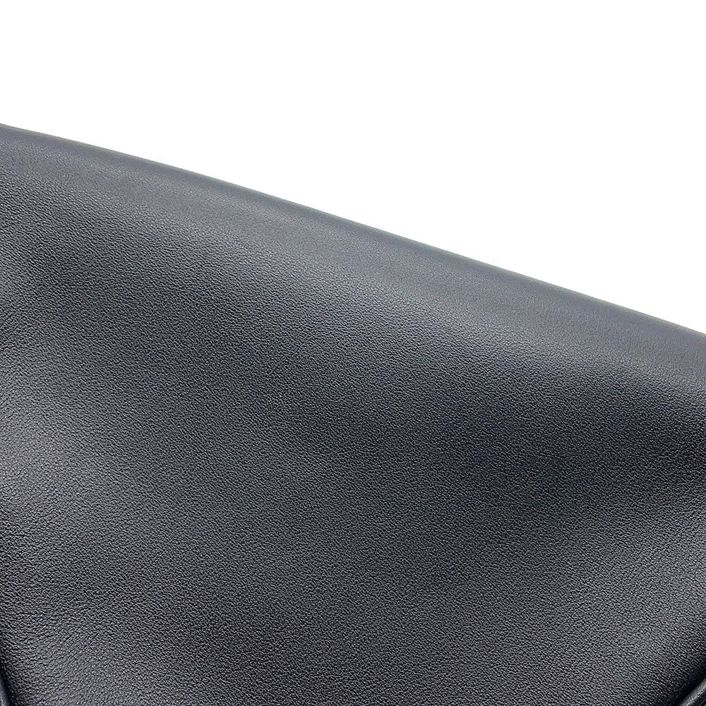 CELINE Shoulder Bag Triangle Black/White19590 Leather Size Mini