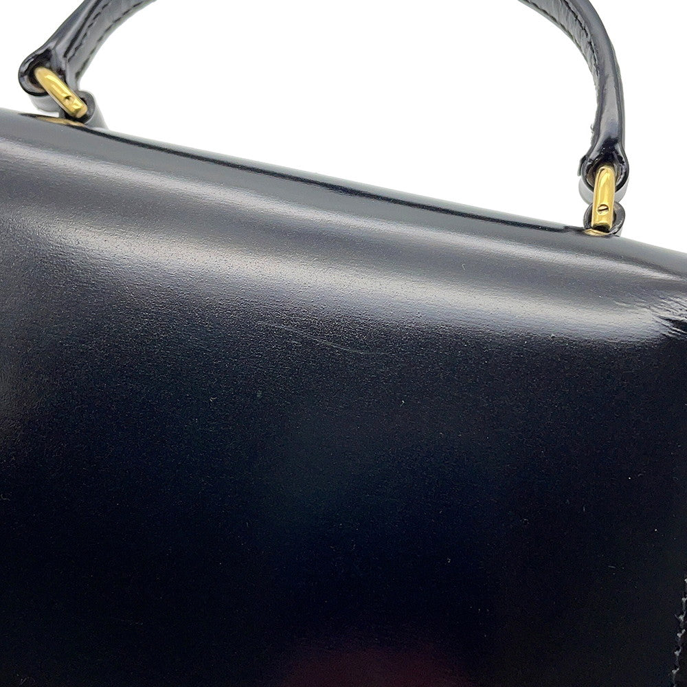 CELINE Triomphe Mini Buzzas Claire 2WAY Bag Black10L063GCJ.38NO Calf Leather