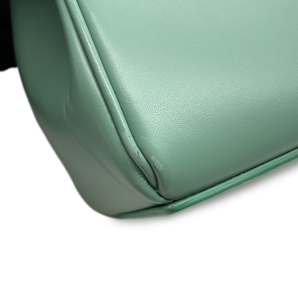 CELINE 16 Saze Green197983BEY Leather Size Mini
