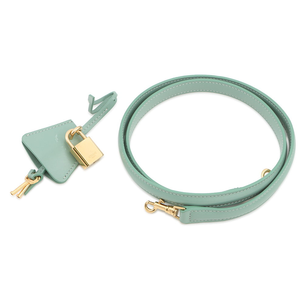 CELINE 16 Saze Green197983BEY Leather Size Mini