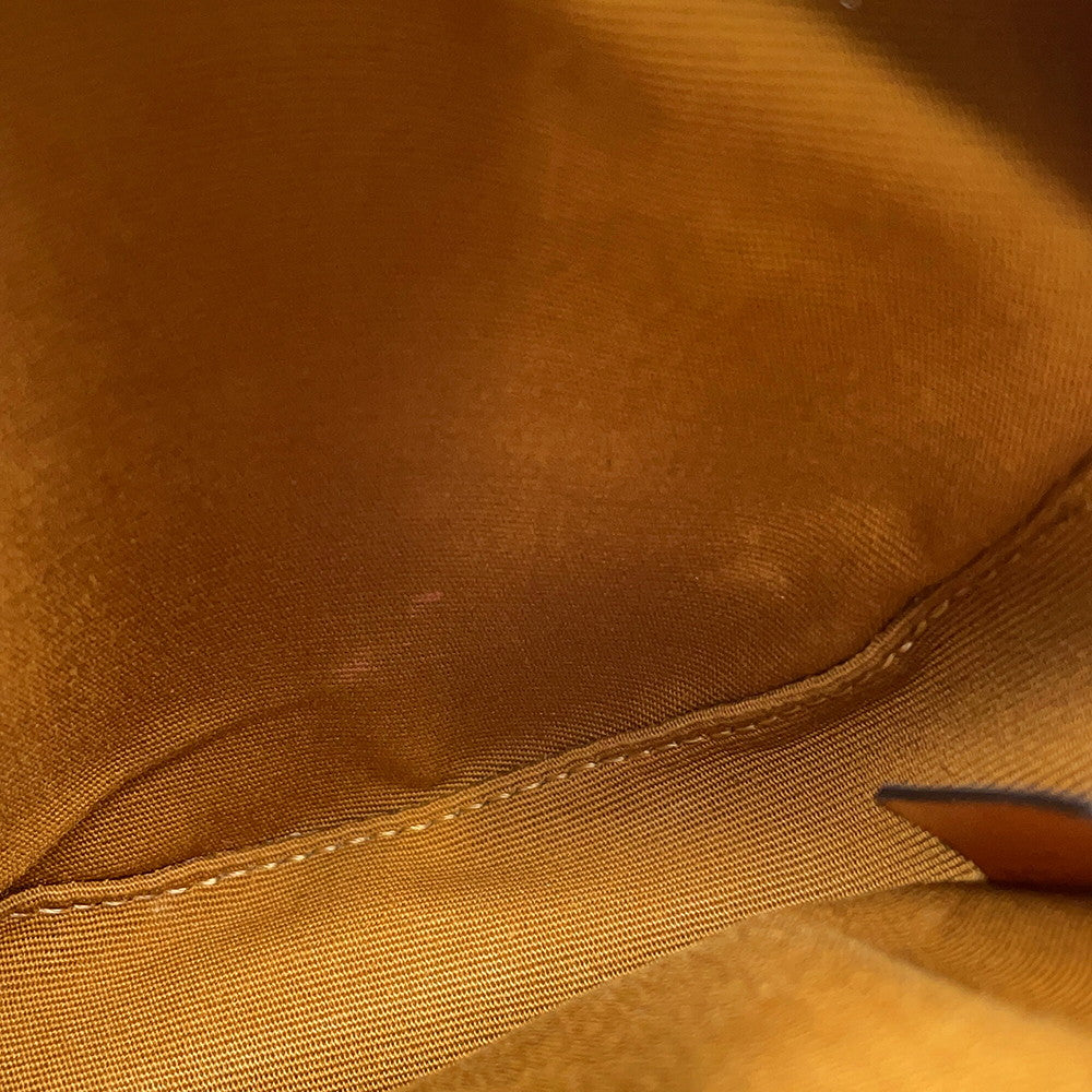 CELINE Triomphe Heart 2-way Bag Tan198222 PVC Leather