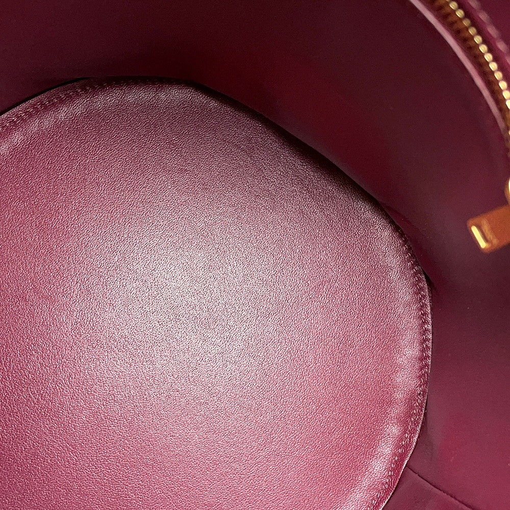 CELINE Maillon Triomphe Bucket Bag Bordeaux193043 Leather