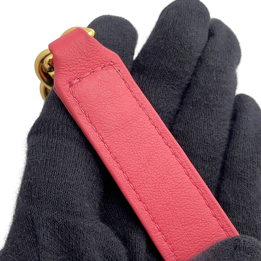 CHANEL Boy Chanel ChainShoulder PinkAS0130 Leather