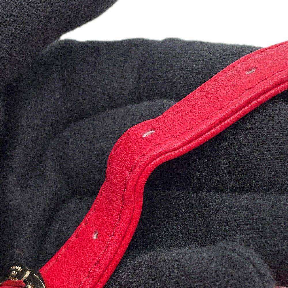 CHANEL Matelasse ChainBackpack RedAS2908 Leather