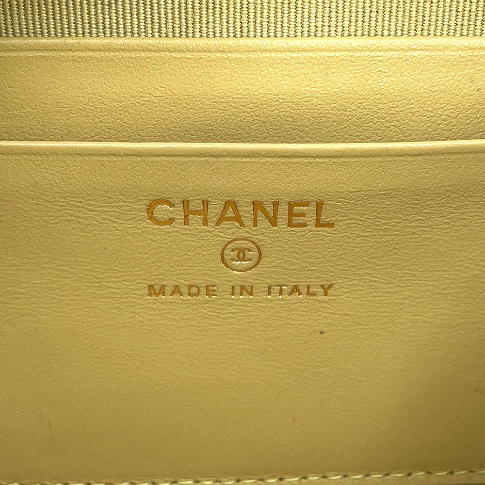 CHANEL ChainShoulder Mini Camera Bag Olive GreenAP2426 Caviar Leather
