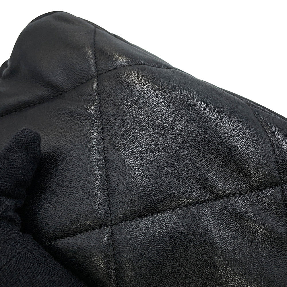 CHANEL CHANEL19 Matelasse Shoulder Bag BlackAS1160-B07327-94305 Shiny Lambskin