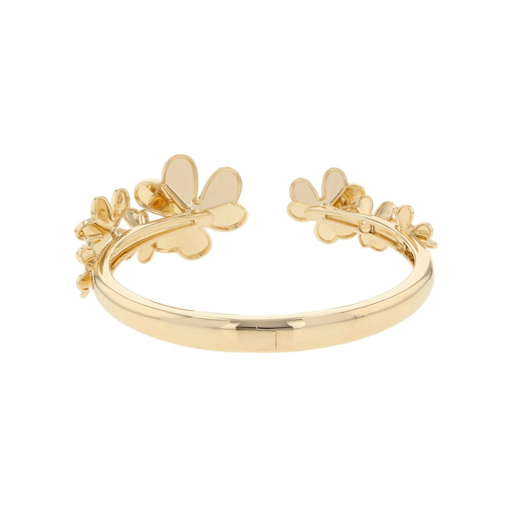 Van Cleef & Arpels Frivole Bracelet 7 Flowers Size MediumVCARP6L200 18K Yellow Gold