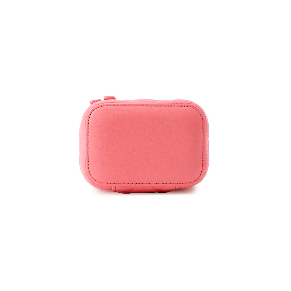 CHANEL Matelasse Small Vanity Bag PinkAP1447 Lambskin