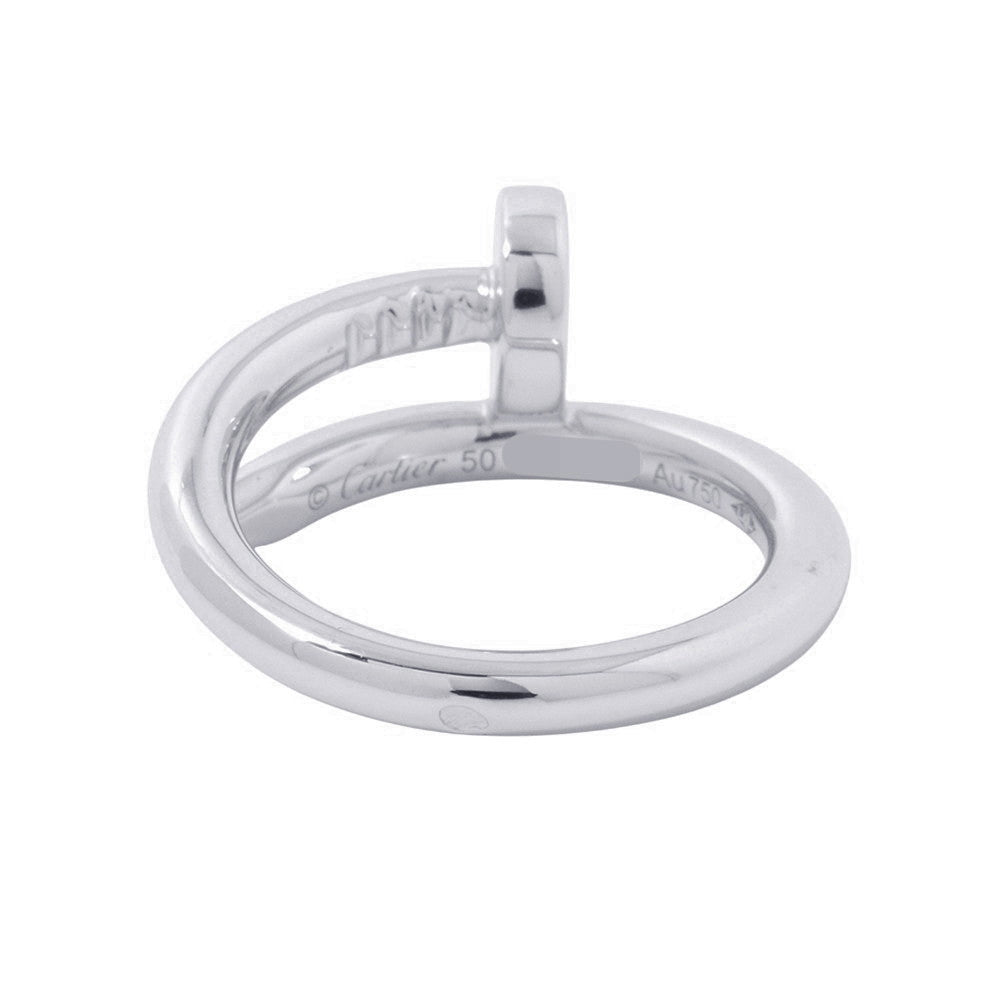 CARTIER Juste un Clou Ring Classic Model Size 50/#10 ClassicB4099200/B4099250 18K White Gold