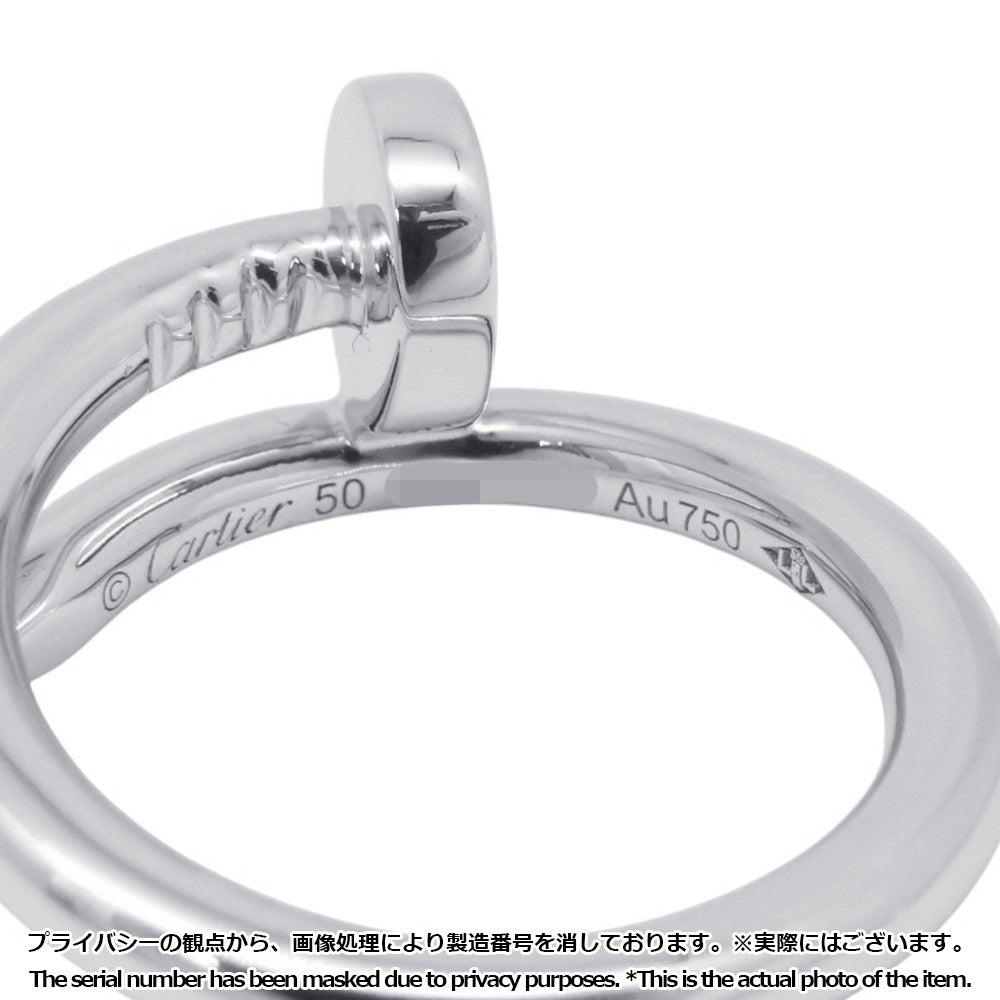 CARTIER Juste un Clou Ring Classic Model Size 50/#10 ClassicB4099200/B4099250 18K White Gold