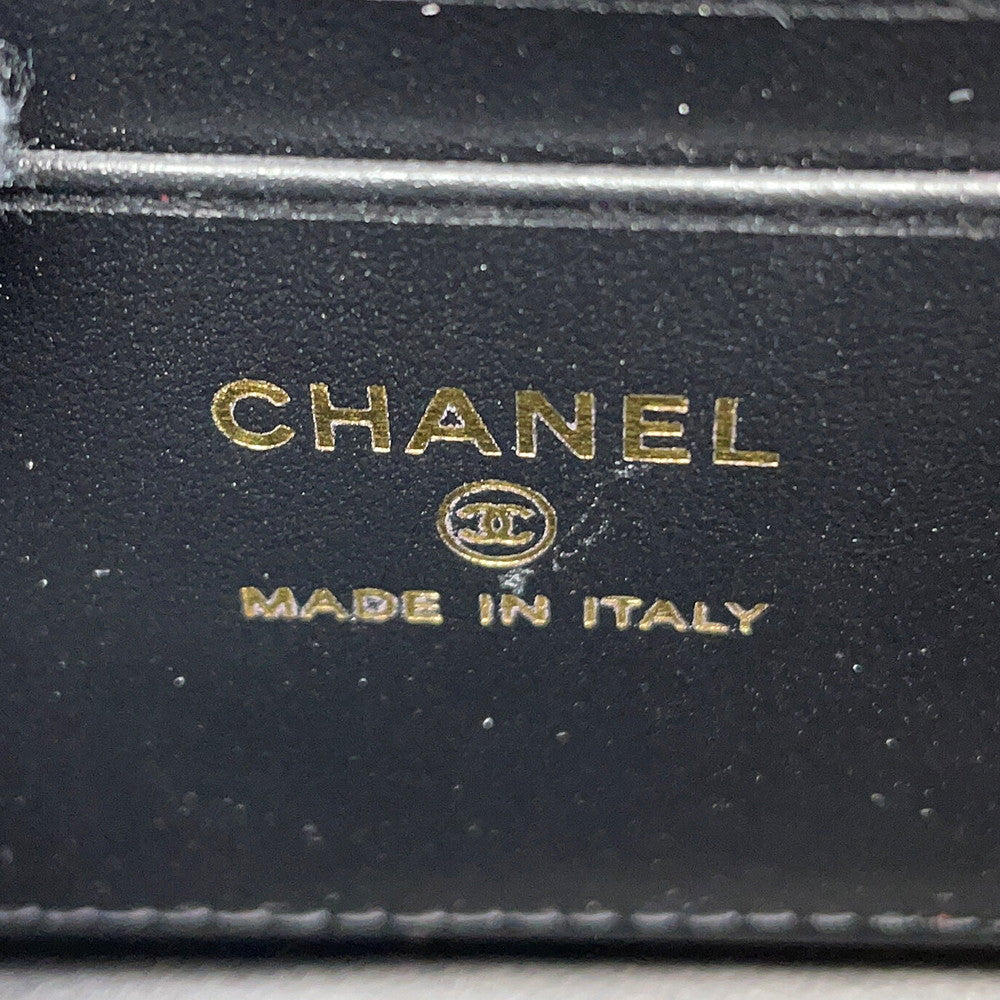 CHANEL Matelasse Coco Handle Chain Shoulder Bag BlackAP4244 Caviar Leather Size Mini mini