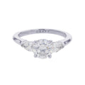 GRAFF Promise Round Diamond Engagement Ring Size Approximately No. 9 Pt950