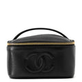 CHANEL Square Vanity Bag BlackA07058 Caviar Leather