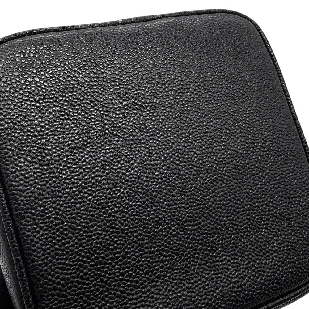 CHANEL Square Vanity Bag BlackA07058 Caviar Leather