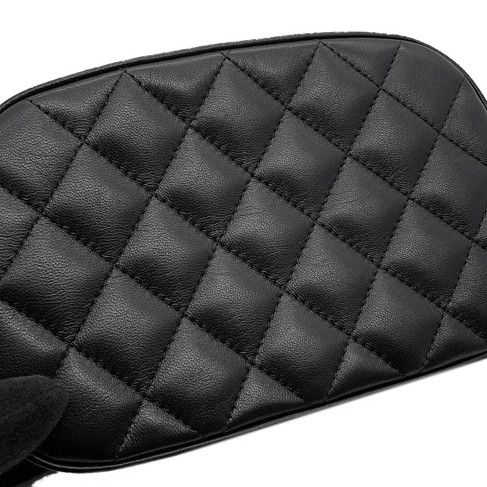 CHANEL Timeless Classic Chain Shoulder Bag BlackAP3998 Lambskin