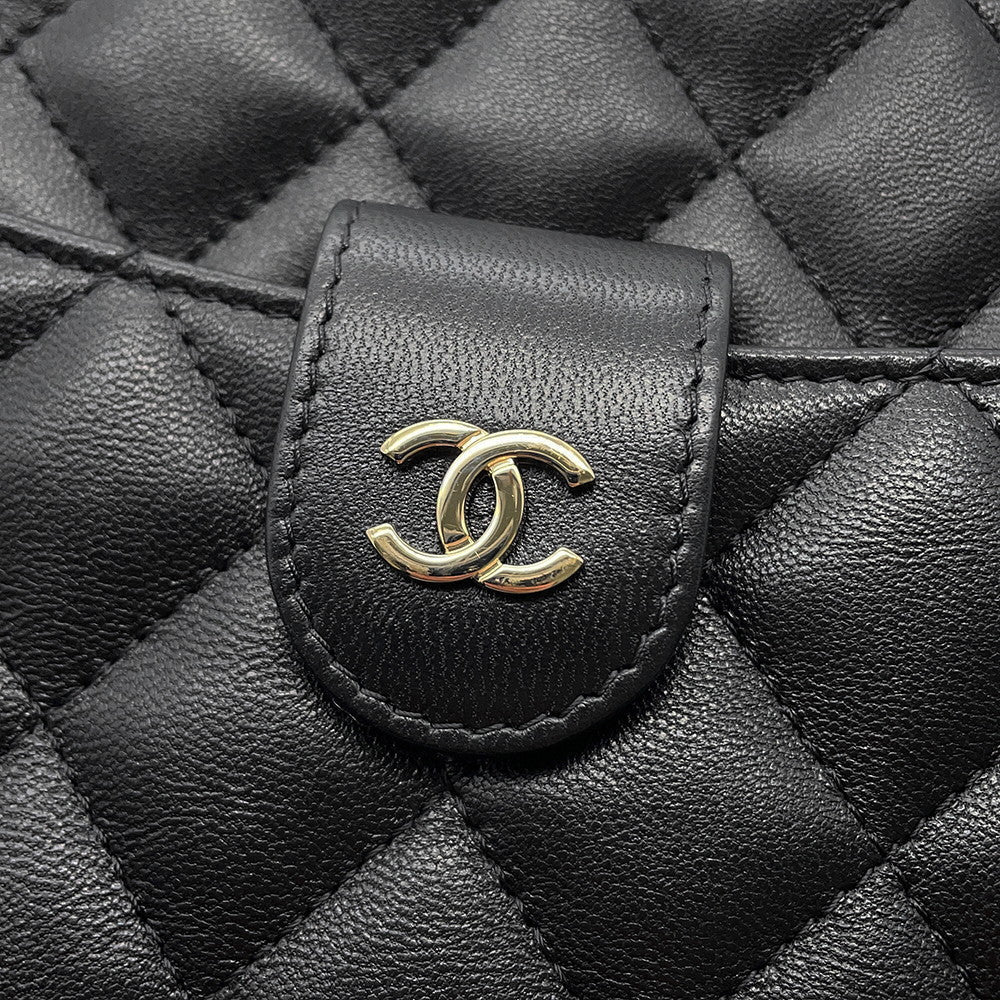 CHANEL Timeless Classic Chain Shoulder Bag BlackAP3998 Lambskin