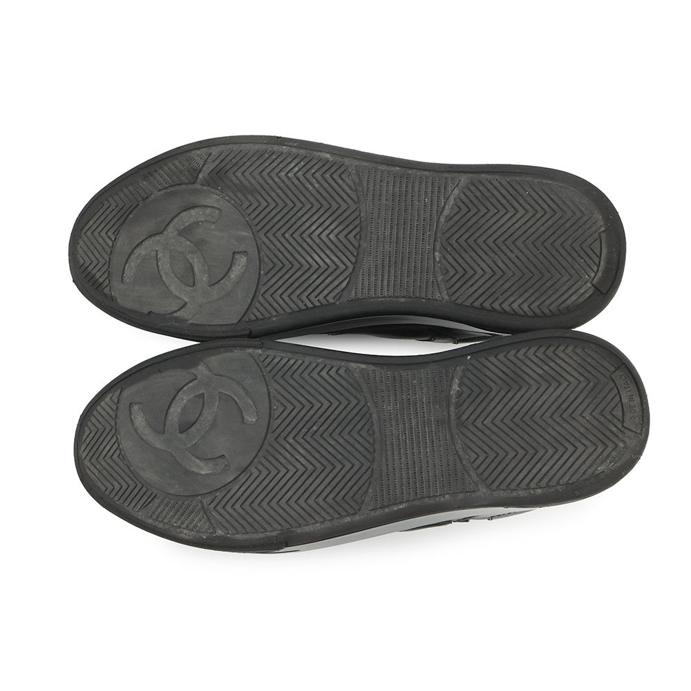 CHANEL Sneakers BlackG46733 Calf Leather Size 38