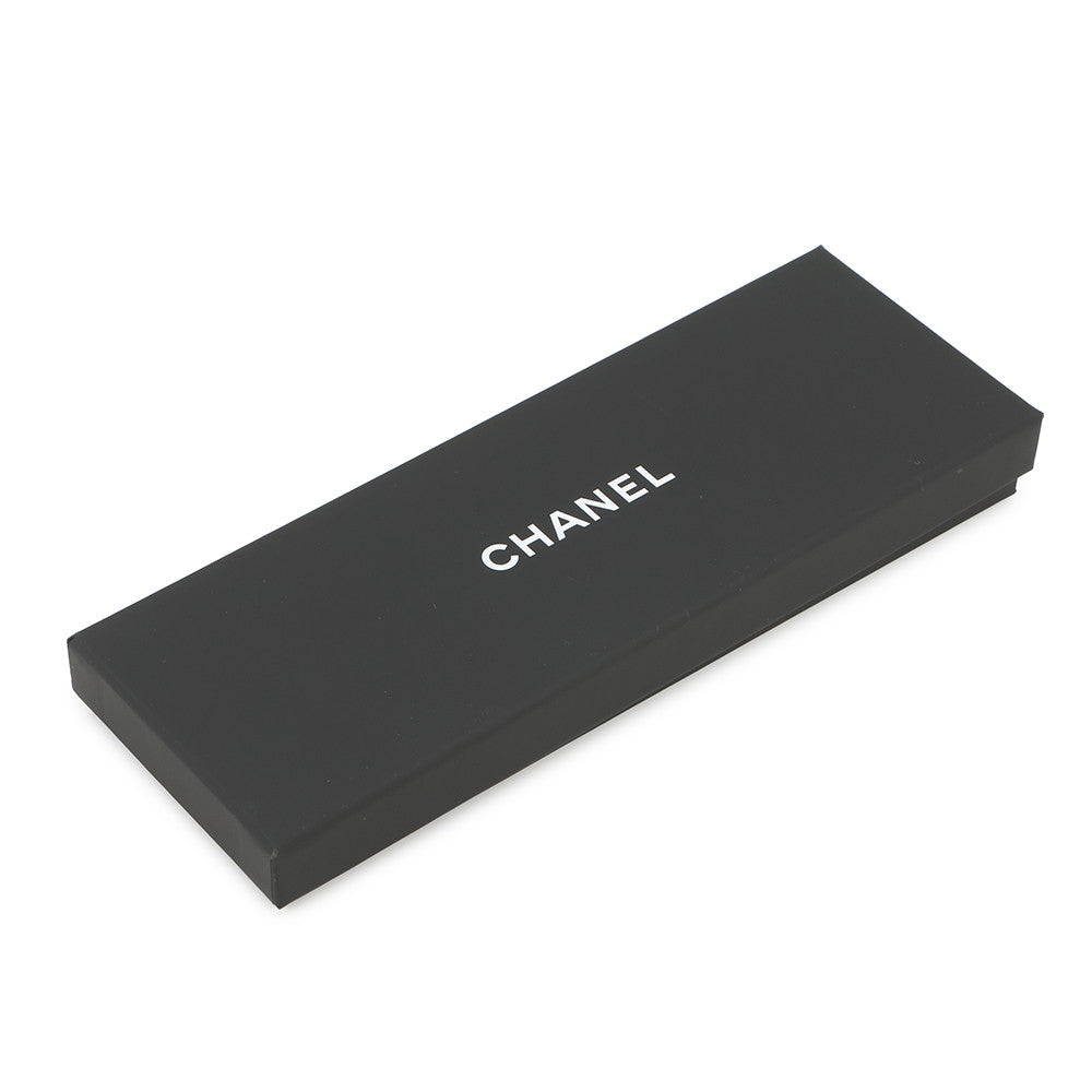 CHANEL Scarf Camellia CC Logo Gray/BlackAAB779-B23588-U8080 Silk100%