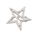 CHANEL Brooch Star Rhinestone Metal Rhinestone