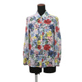 CHANEL Lace blouse Size 34 White/MulticolorP77245-V69058-NX111 79% Cotton, 14% Viscose, 7% Polyamide