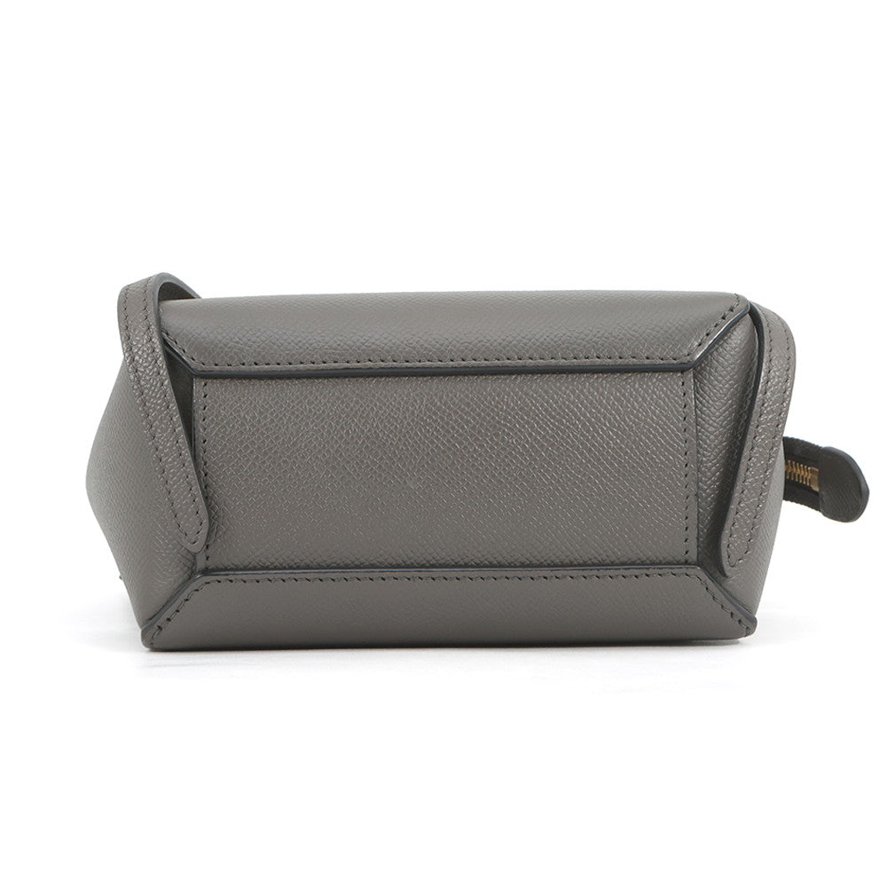 CELINE Belt bag Gray189003 Leather Size Nano