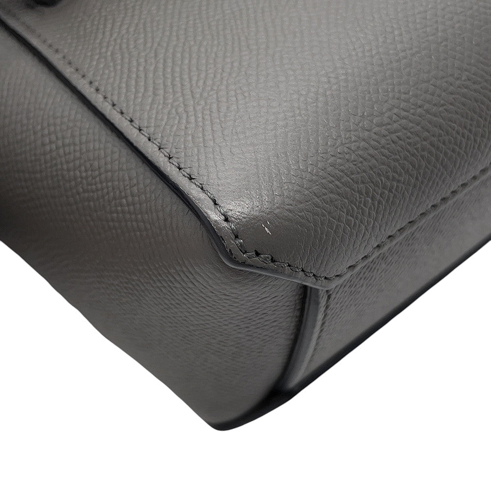 CELINE Belt bag Gray189003 Leather Size Nano