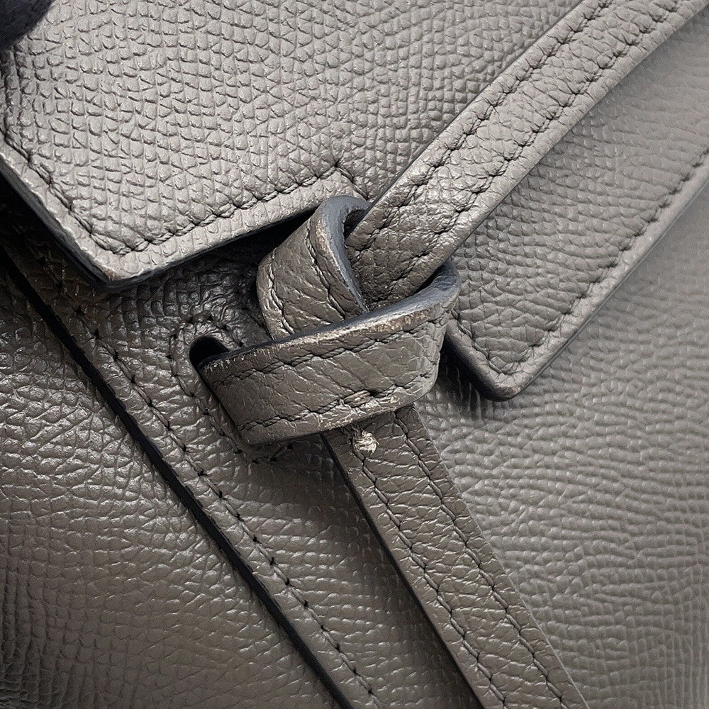 CELINE Belt bag Gray189003 Leather Size Nano