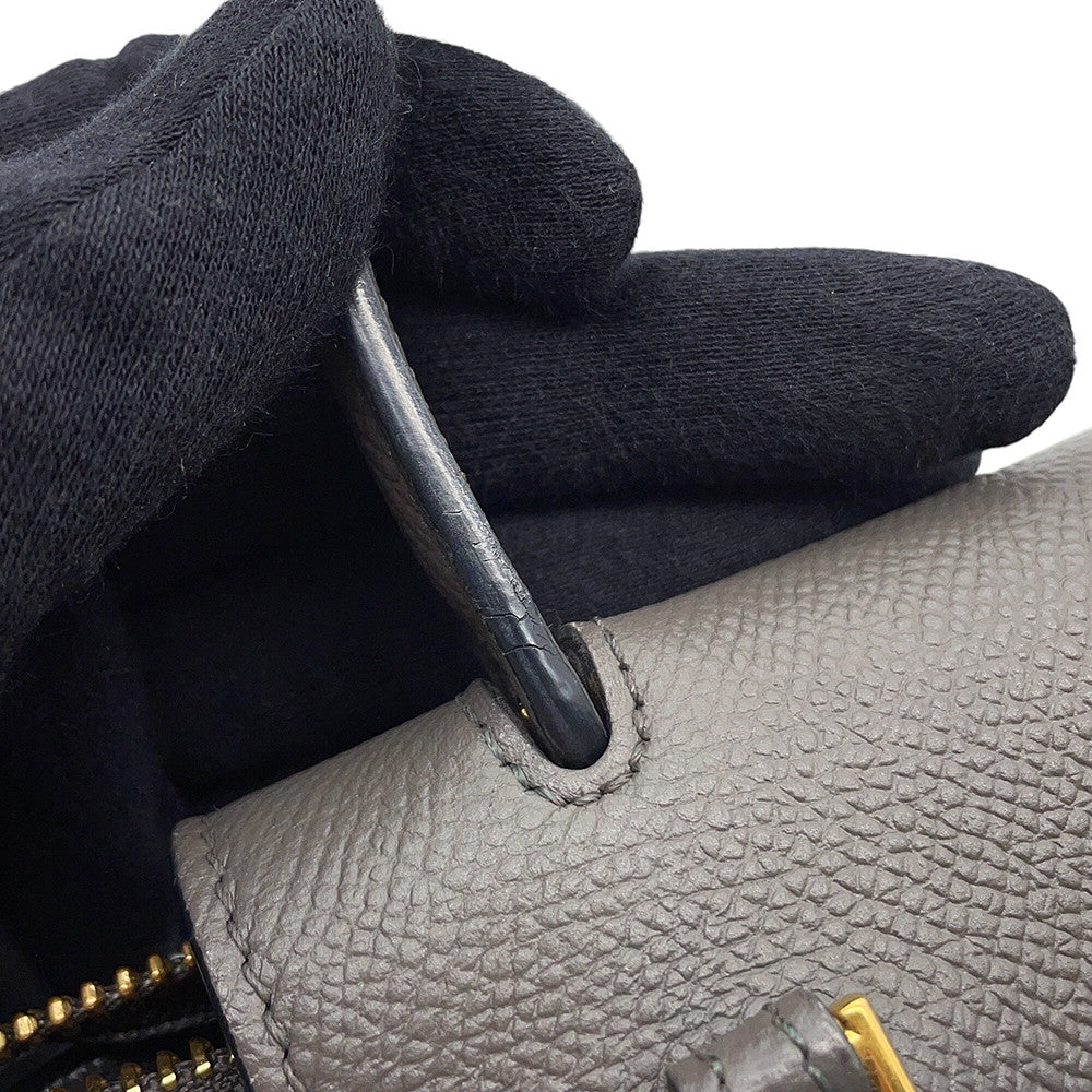 CELINE Belt bag Gray189003 Leather Size Nano