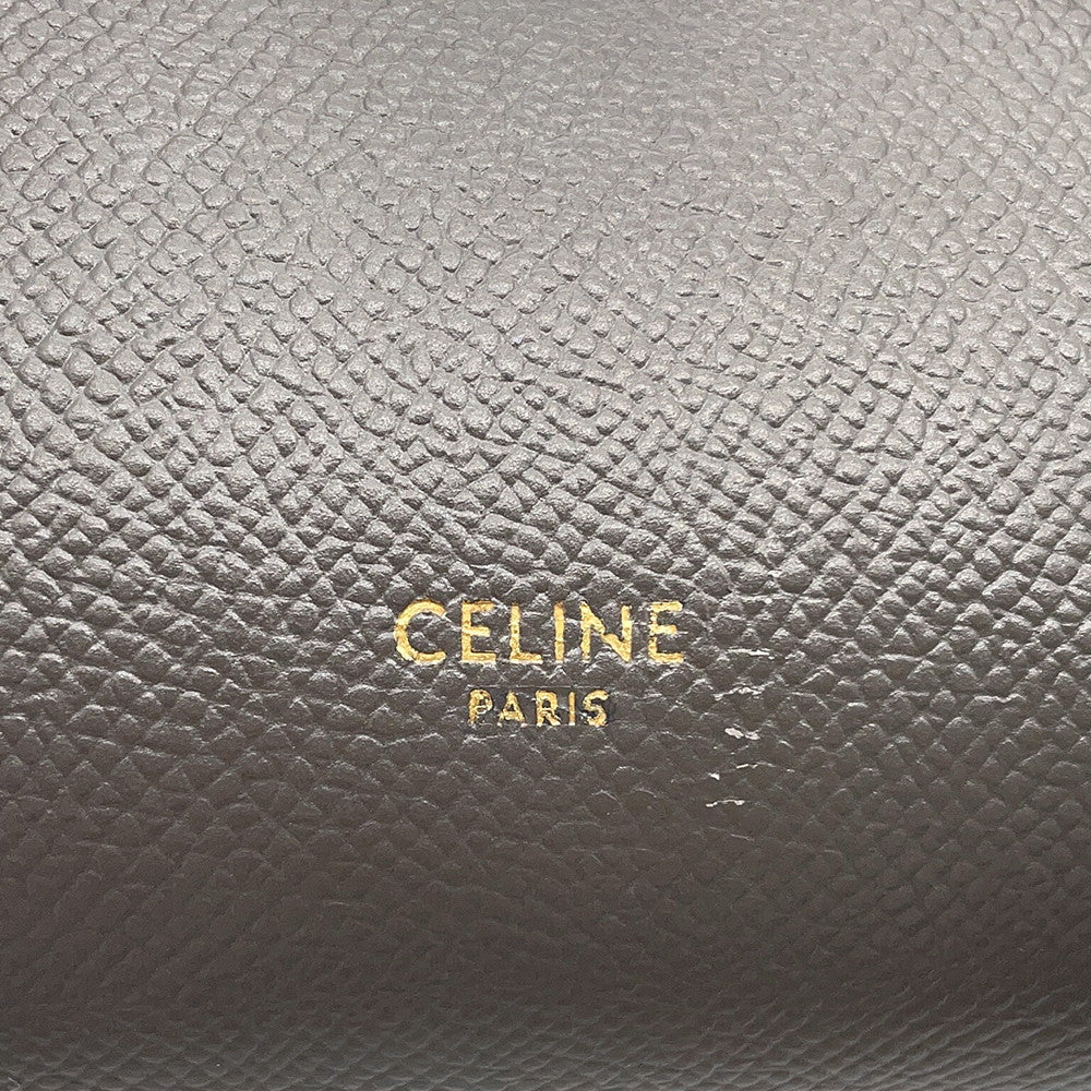 CELINE Belt bag Gray189003 Leather Size Nano