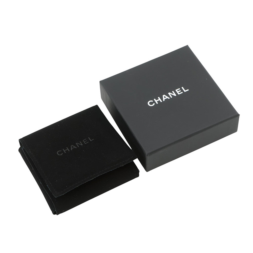 CHANEL Perfume motif brooch Gold Plated Leather