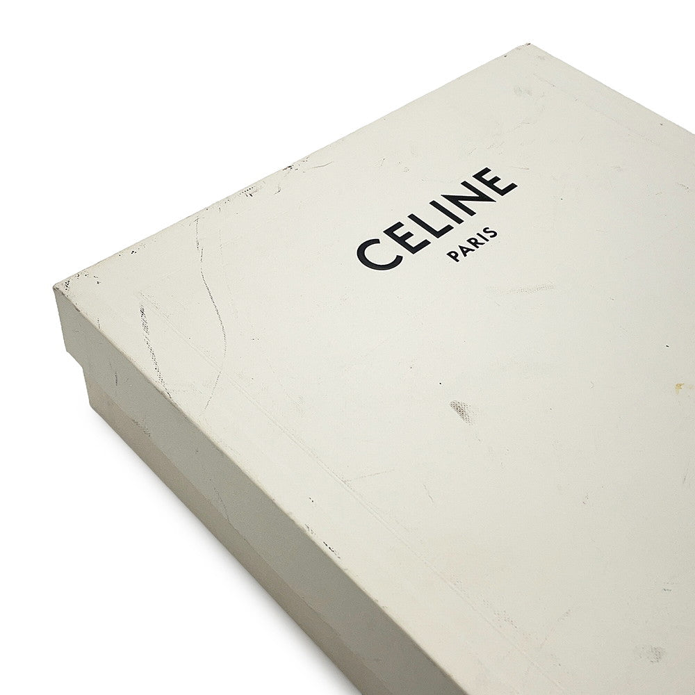 CELINE Triomphe Camera Bag Brown/White191522 PVC Leather