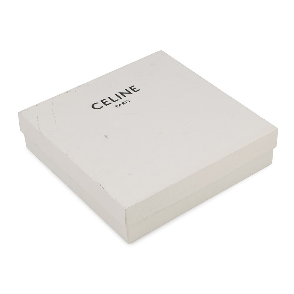 CELINE Triomphe Camera Bag Brown/White191522 PVC Leather