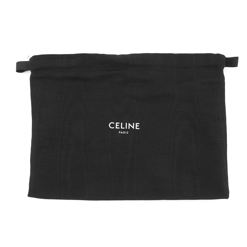 CELINE Triomphe Mini Vertical Cabas 2WAY Bag Tan194372 PVC Leather