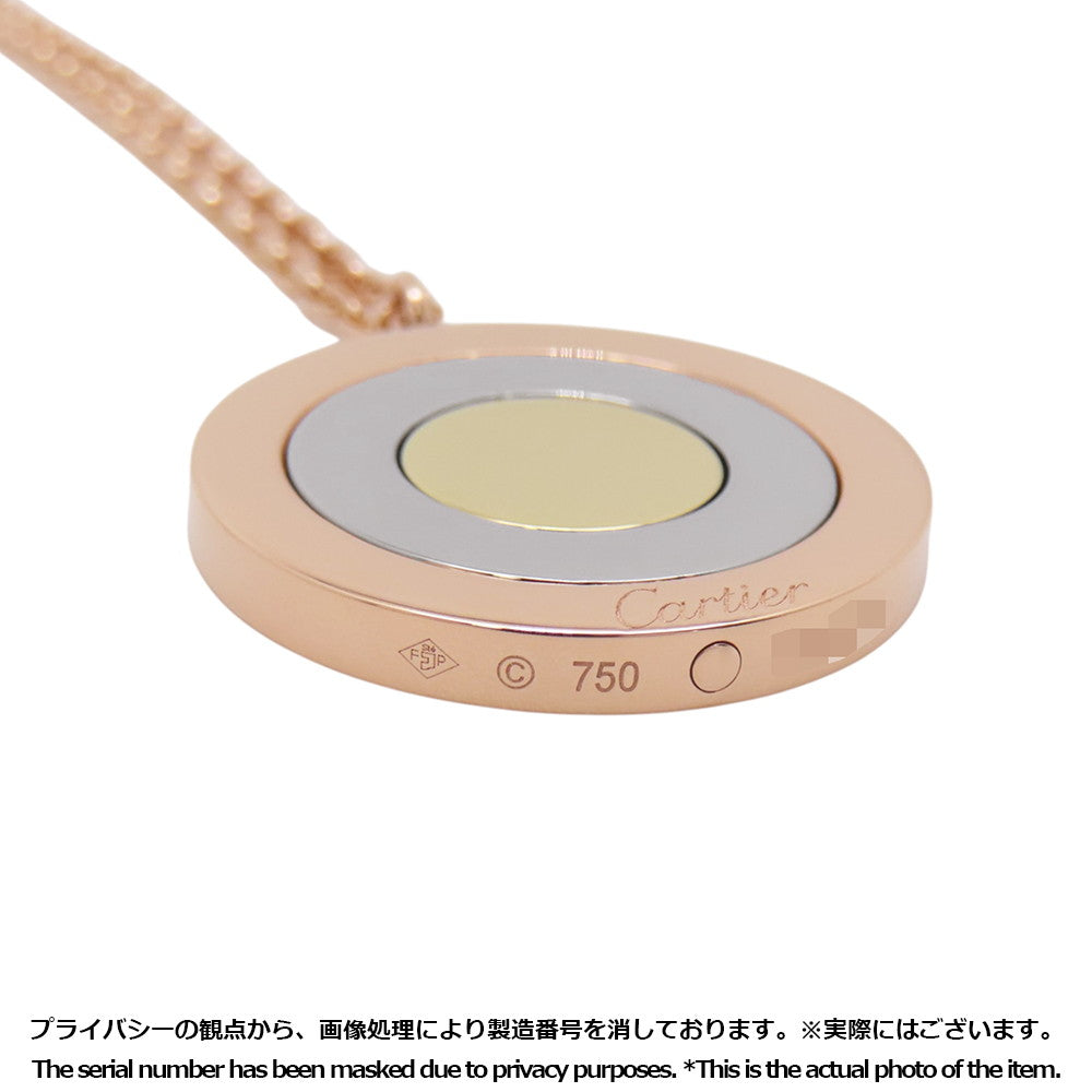 CARTIER Round Trinity NecklaceB7013200 K18YG K18PG K18WG