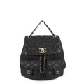 CHANEL Matelasse CC Logo Backpack BlackAS3787 Caviar Leather
