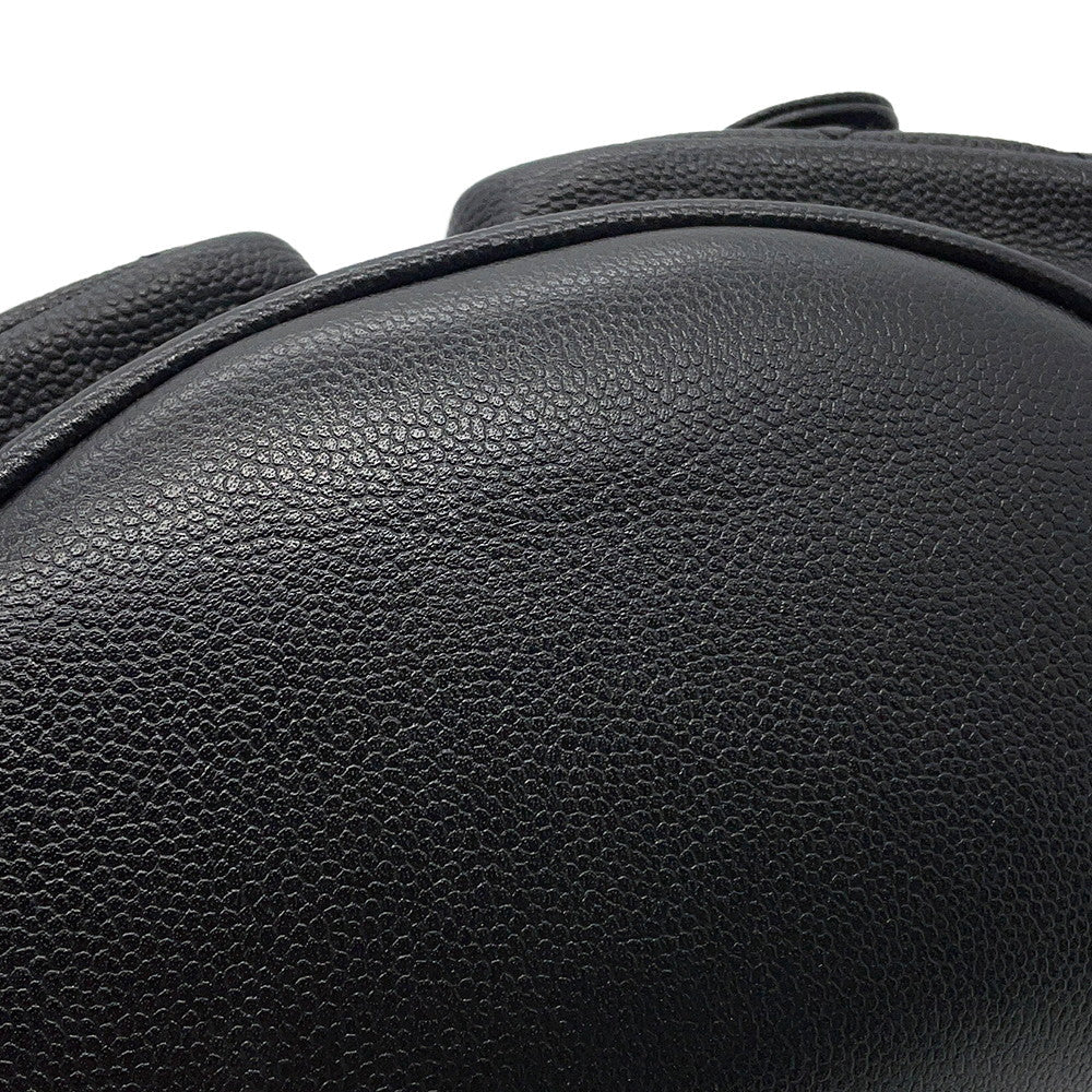 CHANEL Matelasse CC Logo Backpack BlackAS3787 Caviar Leather