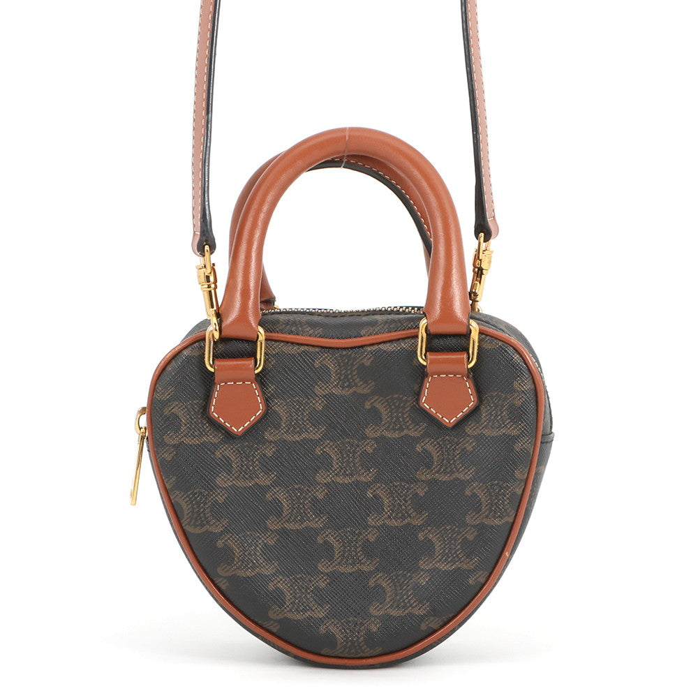 CELINE 2WAYBag Tan198222 PVC Leather