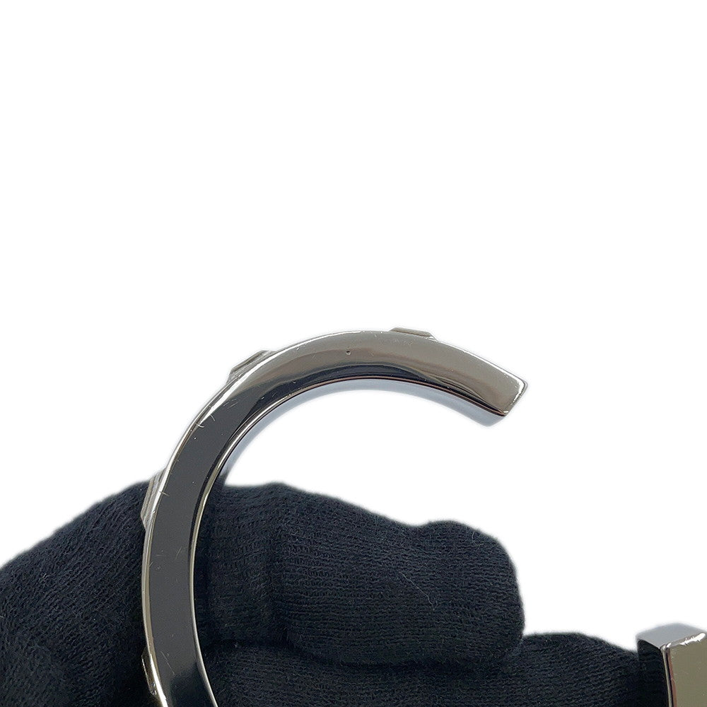 CHANEL CC Logo Bracelet Size S White/SilverABE820-B19204-NACVH Metal strass