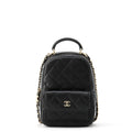CHANEL Matelasse Timeless Classics Backpack BlackAP3753 Caviar Leather Size Mini