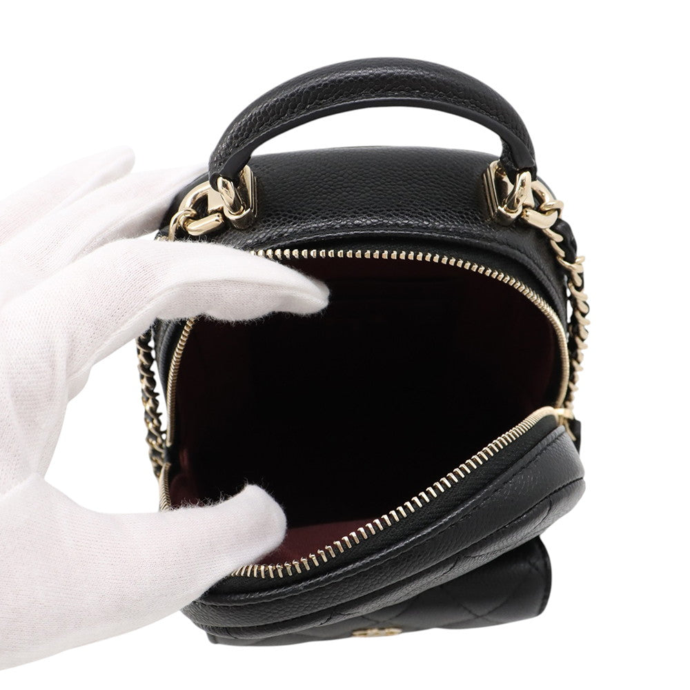 CHANEL Matelasse Timeless Classics Backpack BlackAP3753 Caviar Leather Size Mini