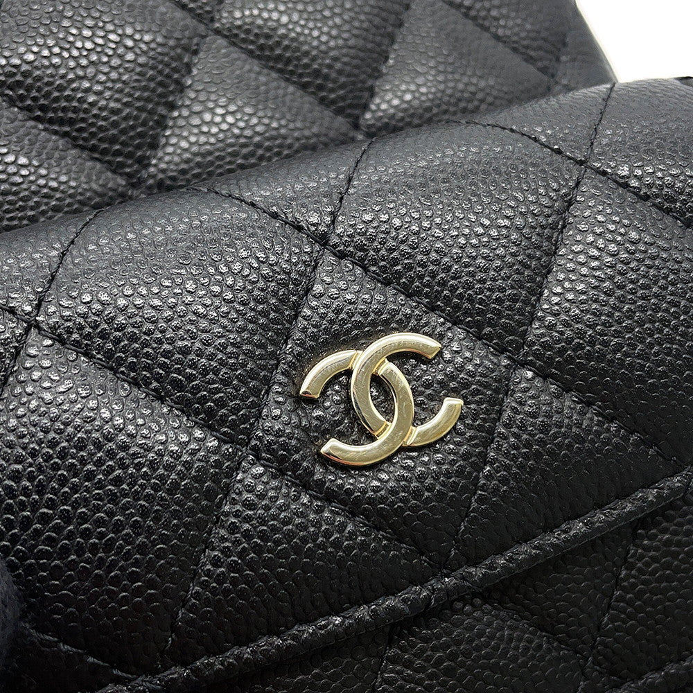 CHANEL Matelasse Timeless Classics Backpack BlackAP3753 Caviar Leather Size Mini