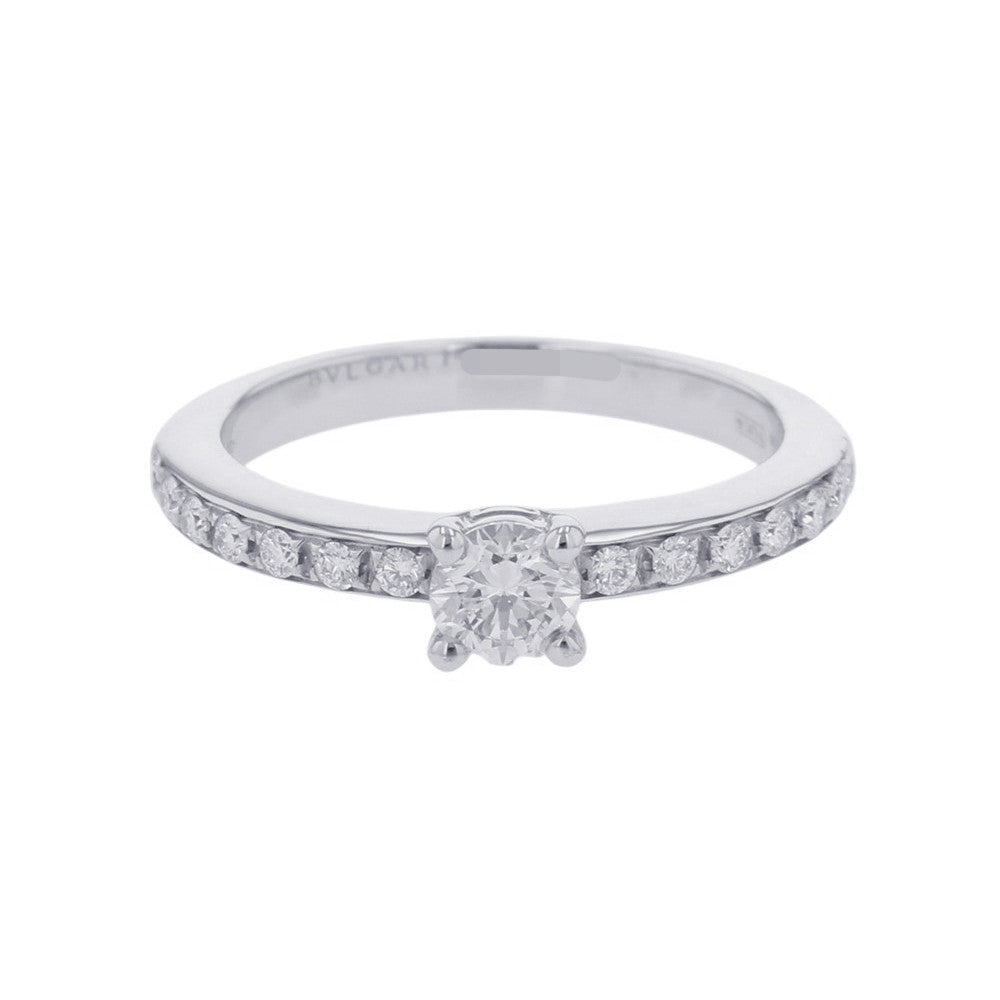 BVLGARI Roma Amor Diamond Ring Size No. 10 PT950