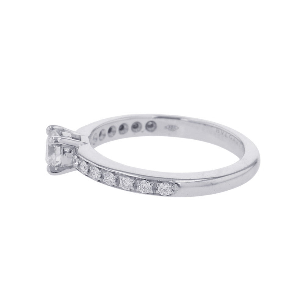 BVLGARI Roma Amor Diamond Ring Size No. 10 PT950
