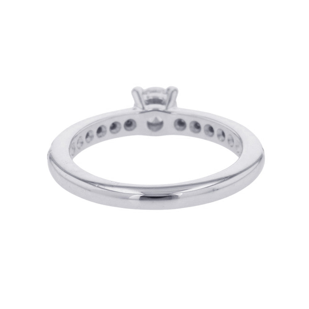 BVLGARI Roma Amor Diamond Ring Size No. 10 PT950