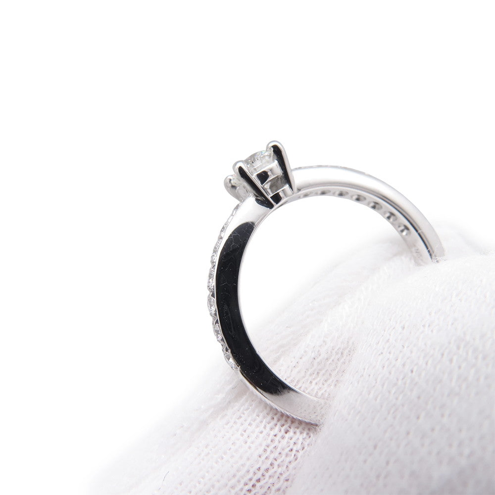 BVLGARI Roma Amor Diamond Ring Size No. 10 PT950