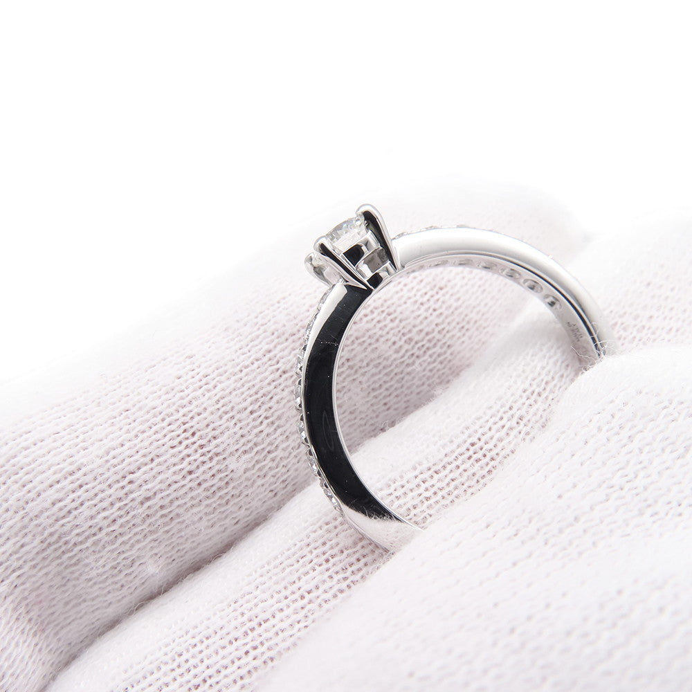 BVLGARI Roma Amor Diamond Ring Size No. 10 PT950